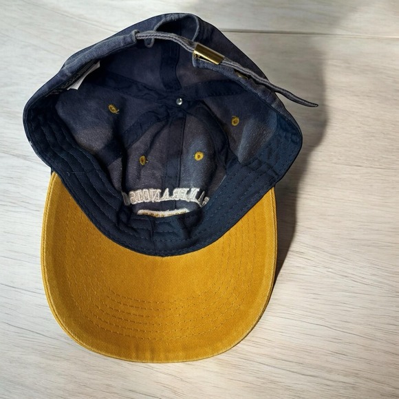 San Francisco California Dad Hat Navy Mustard Adjustable Strapback Baseball Cap - Picture 2 of 5